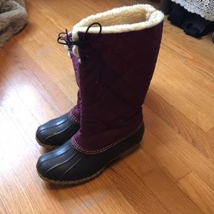 Quilted Bean Boots